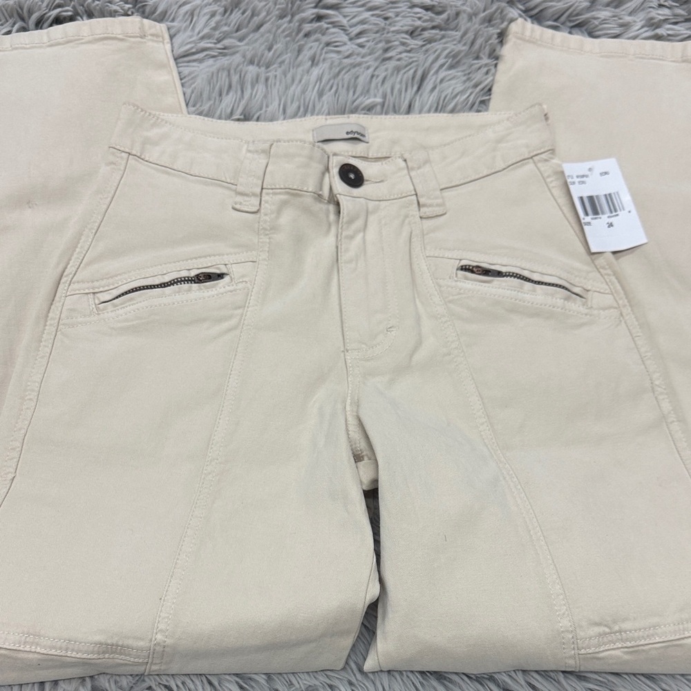 Only Cream Cargo Trousers